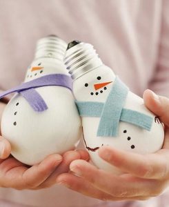 muñecos de nieve infantiles