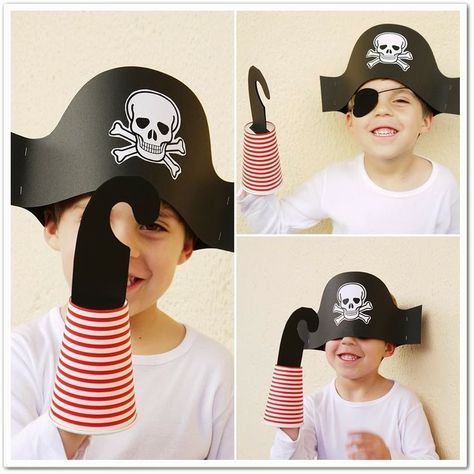 disfraz de pirata casero